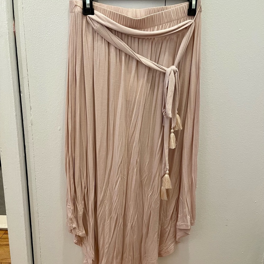 Vintage Havana pink midi skirt